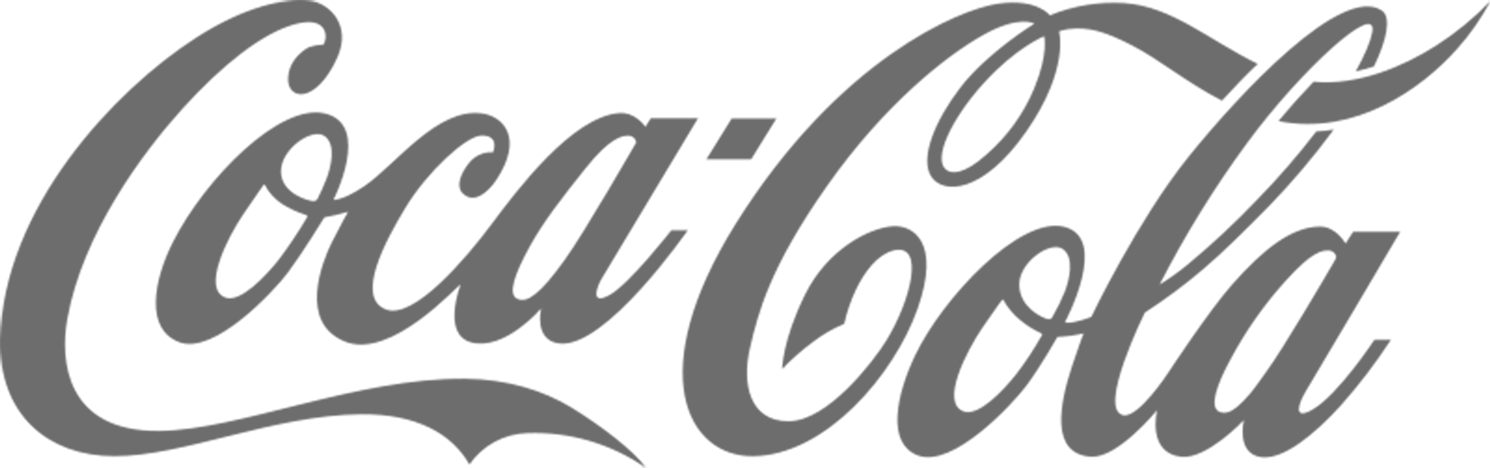 coca cola logo grijs